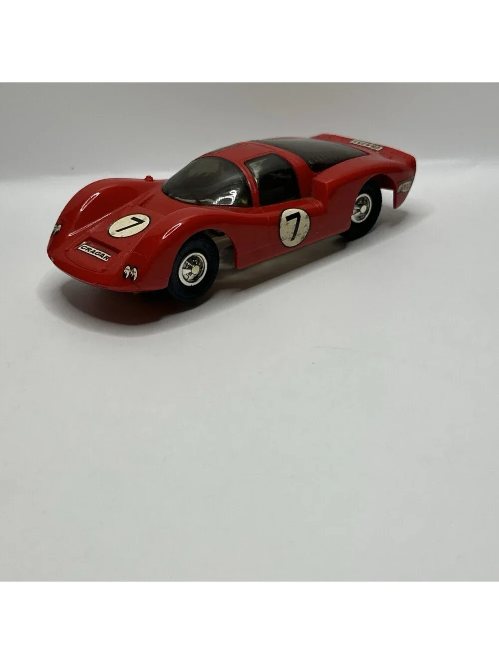Vintage ELDON #3708 red PORSCHE 'CARRERA 1/32 SCALE Slot Car FAST SHIPPING